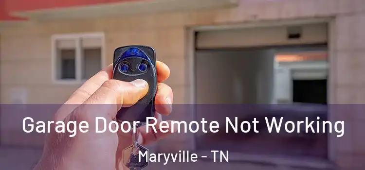  Garage Door Remote Not Working Maryville - TN